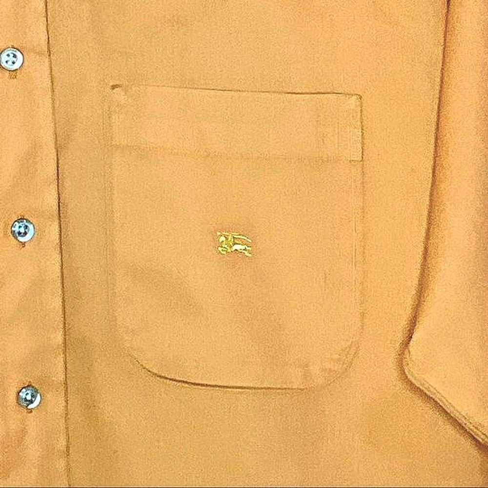 Burberry Men's Orange Dress Shirt - Picture 3 of 9